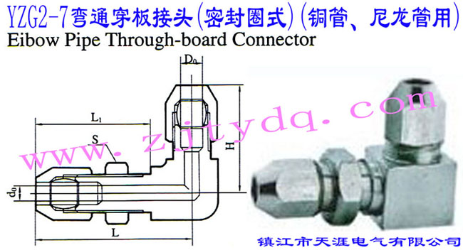 YZG2-7ͨ^(ܷȦʽ)(~)Elbow Pipe Through-board Connector